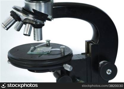 microscope for examinations in a laboratory