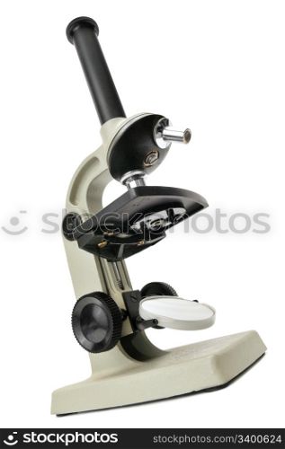 microscope isolated on a white