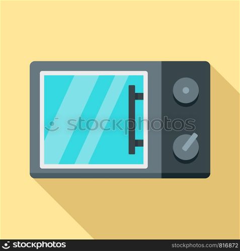 Microwave icon. Flat illustration of microwave vector icon for web design. Microwave icon, flat style
