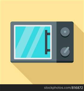 Microwave icon. Flat illustration of microwave vector icon for web design. Microwave icon, flat style