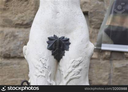 Mid section view of a naked female statue, Florence, Italy