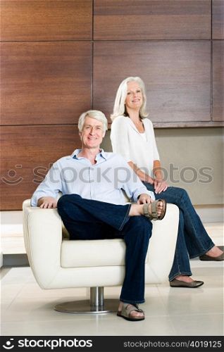 Middle aged couple