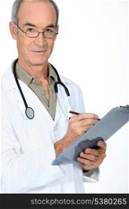 Middle-aged male doctor