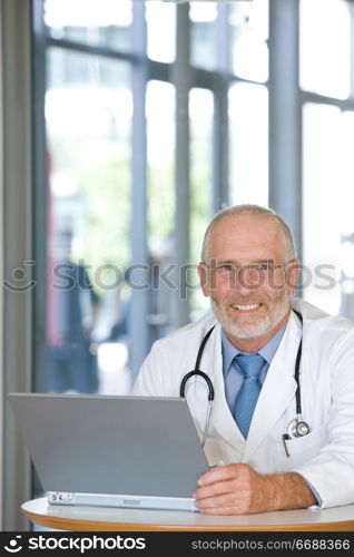 middle aged male doctor