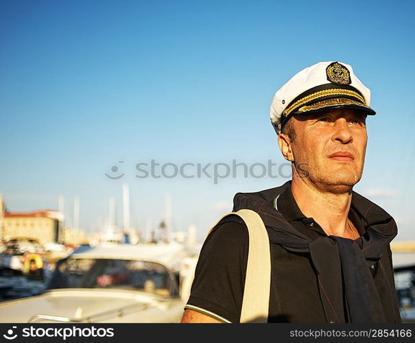 Middle-aged sailor