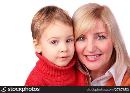 Middleaged woman with kid 3