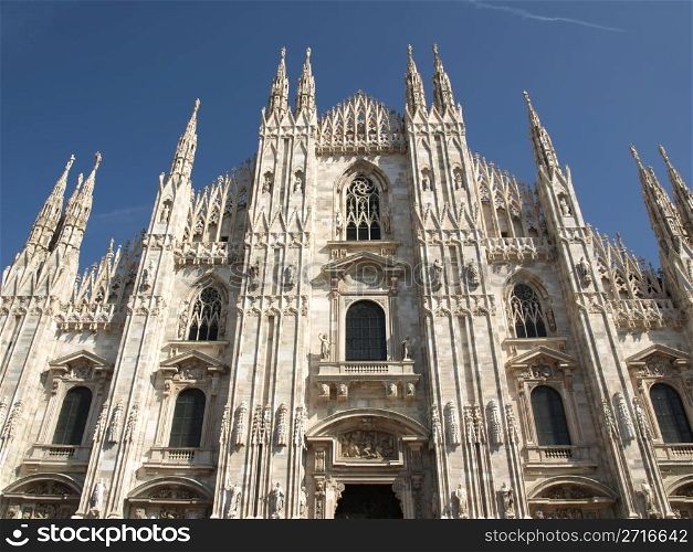 Milan Cathedral (Duomo di Milano), in Italy. Duomo di Milano