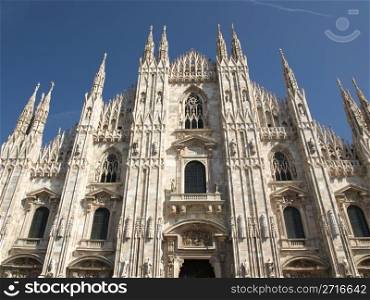 Milan Cathedral (Duomo di Milano), in Italy. Duomo di Milano