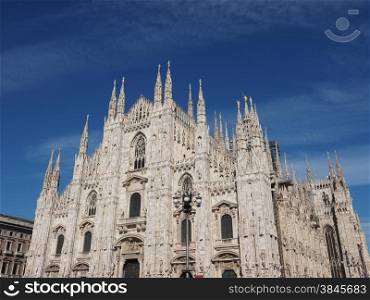 Milan Cathedral. Milan cathedral aka Duomo di Milano gothic church