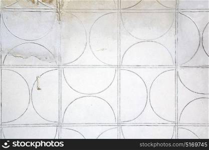 milan in italy old church concrete wall brick the abstract background stone mosaic