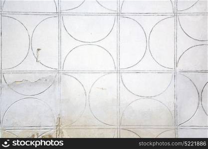 milan in italy old church concrete wall brick the abstract background stone mosaic