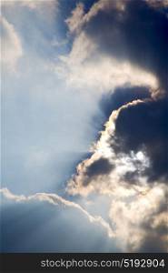 milan lombardy italy varese abstract ckoudy sky and sun beam
