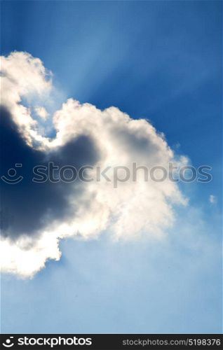 milan lombardy italy varese abstract ckoudy sky and sun beam