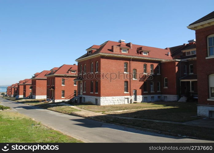 Military base offices, Presidio, San Francisco, California