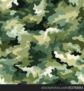 Military camouflage seamless pattern. Generative AI