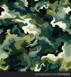 Military camouflage seamless pattern. Generative AI