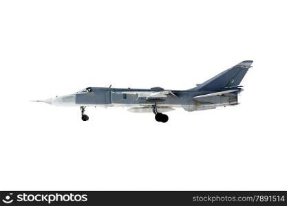 Military jet bomber Su-24 Fencer