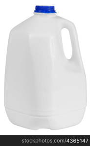 Milk container. Isolated