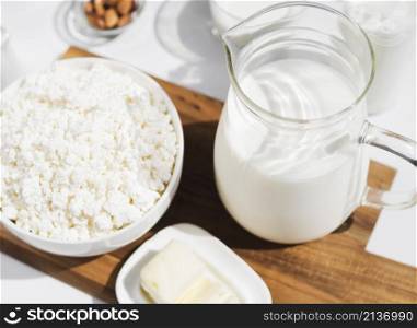 milk cottage cheese dairy products