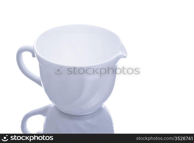milk jug isolated on white background