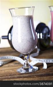 Milk shakes, sport and fitness