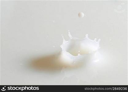 Milk splashing