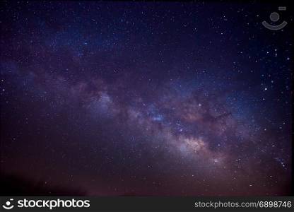 Milky way astrophotography long exposure
