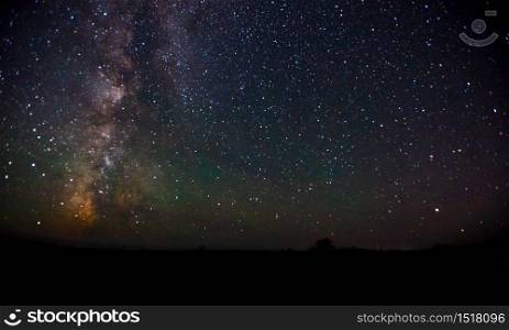 Milky Way Over Sleeping Earth