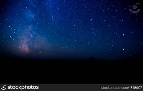 Milky Way Over Sleeping Earth