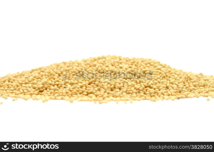 Millet on white