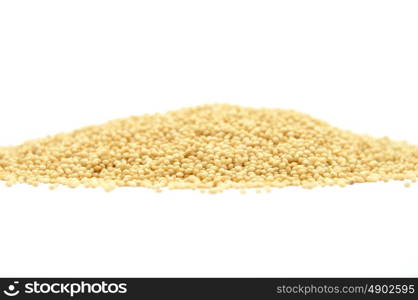 Millet on white