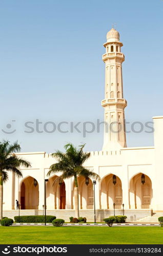 minaret and religion in clear sky in oman muscat the old mosque