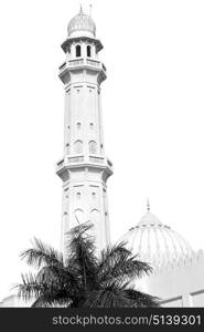 minaret and religion in clear sky in oman muscat the old mosque