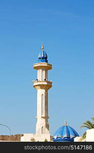 minaret and religion in clear sky in oman muscat the old mosque