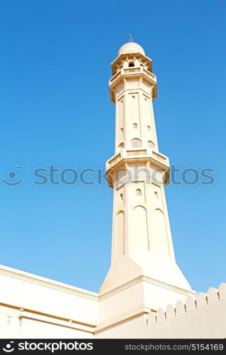 minaret and religion in clear sky in oman muscat the old mosque