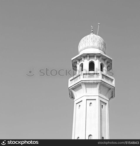 minaret and religion in clear sky in oman muscat the old mosque