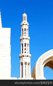 minaret and religion in clear sky in oman muscat the old mosque