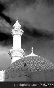 minaret and religion in clear sky in oman muscat the old mosque