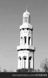 minaret and religion in clear sky in oman muscat the old mosque