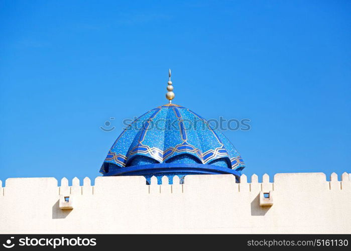 minaret and religion in clear sky in oman muscat the old mosque