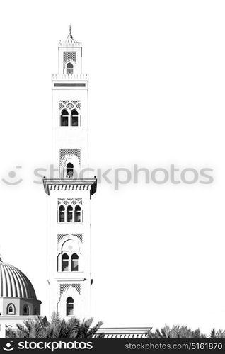 minaret and religion in clear sky in oman muscat the old mosque