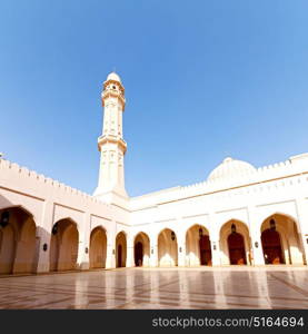 minaret and religion in clear sky in oman muscat the old mosque