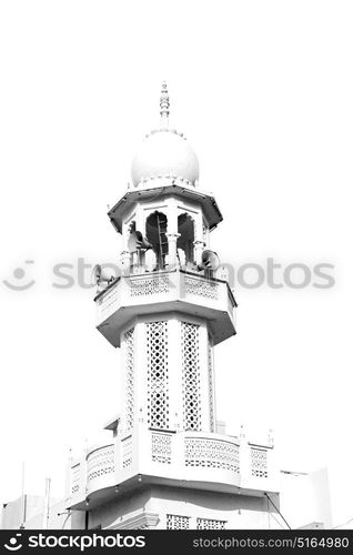 minaret and religion in clear sky in oman muscat the old mosque