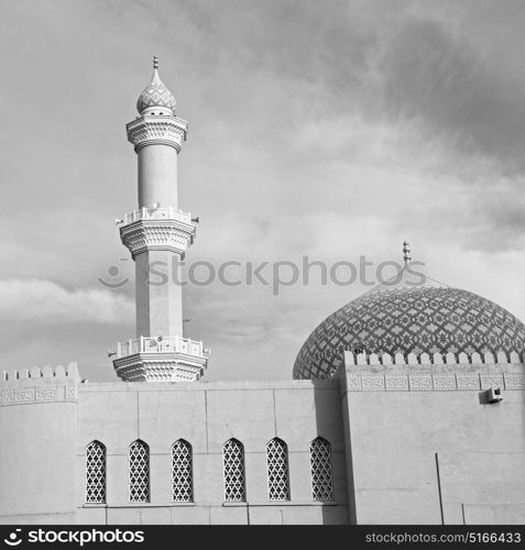 minaret and religion in clear sky in oman muscat the old mosque