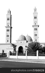 minaret and religion in clear sky in oman muscat the old mosque