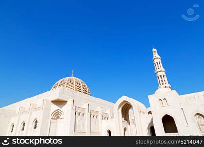 minaret and religion in clear sky in oman muscat the old mosque