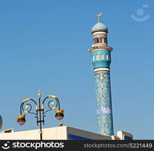 minaret and religion in clear sky in oman muscat the old mosque