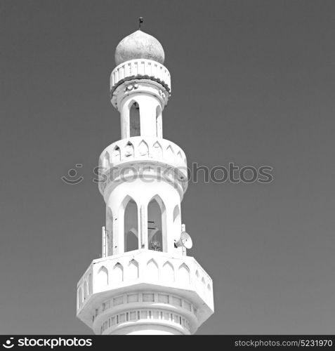 minaret and religion in clear sky in oman muscat the old mosque