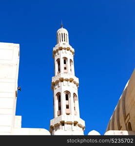 minaret and religion in clear sky in oman muscat the old mosque