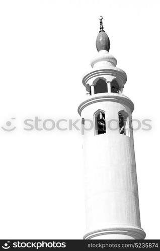 minaret and religion in clear sky in oman muscat the old mosque